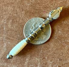 Custom Miniature Battle Mace, Ivory Handle 