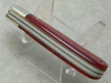 Parker Cut. Co. Surgical Steel Japan Red Stripe Parker Bullet Medium Jumbo Trapper Knife
