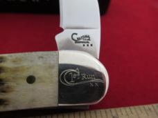 Case XX Crandall First Run Bone Wharncliff Seahorse Whittler Pattern # 6355WH SS