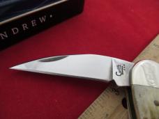 Case XX Crandall First Run Bone Wharncliff Seahorse Whittler Pattern # 6355WH SS