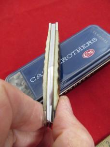Case XX Crandall First Run Bone Wharncliff Seahorse Whittler Pattern # 6355WH SS