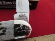 Case XX 2002 CCC Bone Wharncliff Seahorse Whittler Pattern # 6355WH SS