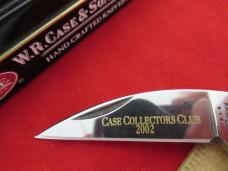 Case XX 2002 CCC Bone Wharncliff Seahorse Whittler Pattern # 6355WH SS