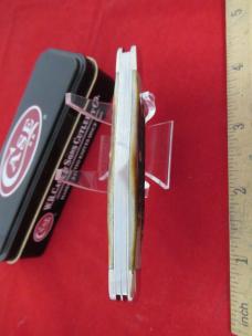 Case XX 2002 CCC Bone Wharncliff Seahorse Whittler Pattern # 6355WH SS