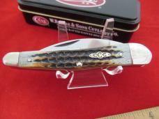 Case XX 2002 CCC Bone Wharncliff Seahorse Whittler Pattern # 6355WH SS