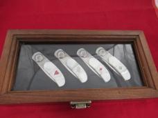 Lone Wolf Paul Set of 4 Pearl Axial Lock Folders 