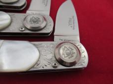 Lone Wolf Paul Set of 4 Pearl Axial Lock Folders 