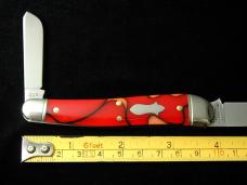Great Eastern Cutlery GEC Apples & Oranges Acrylic John Chapman Farmer Knife NIT Satin Blades 383225