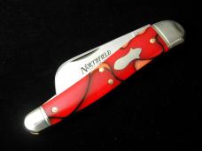 Great Eastern Cutlery GEC Apples & Oranges Acrylic John Chapman Farmer Knife NIT Satin Blades 383225