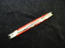 Great Eastern Cutlery GEC Apples & Oranges Acrylic John Chapman Farmer Knife NIT Satin Blades 383225