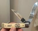 1997 Case XX 150th Anniv. of the birth of W.R. Case Commemorative Trapper w/ unique VARIANT.See info