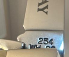1997 Case XX 150th Anniv. of the birth of W.R. Case Commemorative Trapper w/ unique VARIANT.See info