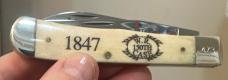 1997 Case XX 150th Anniv. of the birth of W.R. Case Commemorative Trapper w/ unique VARIANT.See info