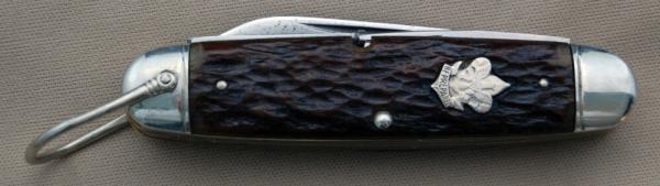 Official BSA Remington Cut-Out Shield Scout Knife 1927 Only Etched w/Box (052)