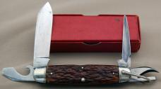Official BSA Remington Acorn Shield Scout Knife RS3333 Etched With Box (051)