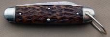 Official BSA #1496 Scout Knife Remington #RS3333 Bone Handles - 1927 Only (208)