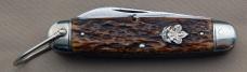 Official BSA #1496 Scout Knife Remington #RS3333 Bone Handles - 1927 Only (209)