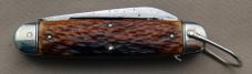 Official BSA #1496 Scout Knife Remington #RS3333 Bone Handles - 1927 Only (209)