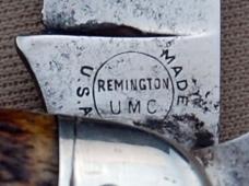 Official BSA #1496 Scout Knife Remington #RS3333 Bone Handles - 1927 Only (209)
