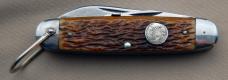 Official BSA #1495 Scout Knife Pal Circa 1940-1942 With Bone Handles (203)