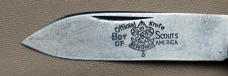 Official BSA #1495 Scout Knife Pal Circa 1940-1942 With Bone Handles (203)