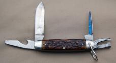 Official BSA #1495 Scout Knife Pal Circa 1940-1942 With Bone Handles (202)