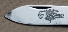 Official BSA #1495 Scout Knife Pal Circa 1940-1942 With Bone Handles (200)