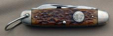 Official BSA #1496 Scout Knife Remington #RS3333 1935-1939 Bone Handles (217)