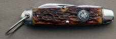 Official BSA #1496 Scout Knife Remington #RS3333 1929-1932 Bone Handles (210)
