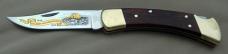 Official BSA Buck Scout Knife From Philmont's 50th Anniversary With Box (053)