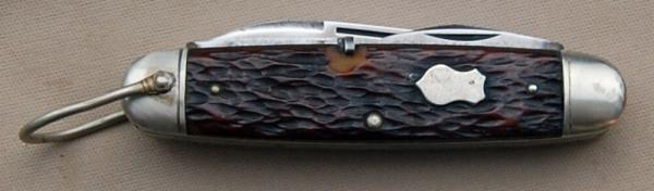 Remington Nehi Promo Scout Knife 1924-1933 Long Pull Main, Bone Handles (220)