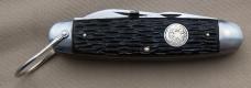 Official BSA #1495 Scout Knife Pal 1940-1942 With Black Synthetic Handles (205)