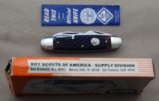 Official BSA Scout Knife Imperial 5-Blade Deluxe Orange Box & Papers (018)