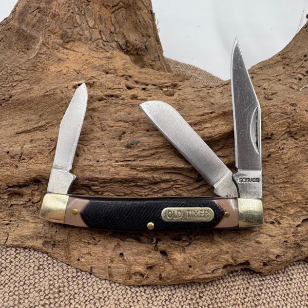 Schrade 34OT Old Timer Middleman Traditional 3 blade stockman Folding Knife (10)
