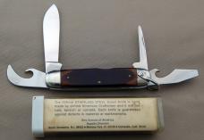 Official BSA Scout Knife Ulster Scoutmaster 4-Blade BSA #1036 Box & Papers (046)