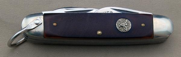 Official BSA Scout Knife Ulster Scoutmaster 4-Blade BSA #1036 Box & Papers (045)