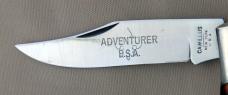 Official BSA Camillus Brown Adventurer Scout Knife w/Sheath and Packaging (064)