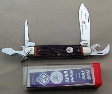 Official BSA Scout Knife Ulster BSA #1996 4-Blade Includes Box & Papers (029)