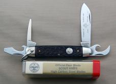 Official BSA Scout Knife Ulster USA Bas #1996 Complete With Box & Papers (012)