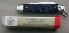 Official BSA Scout Knife Ulster USA Bas #1996 Complete With Box & Papers (012)