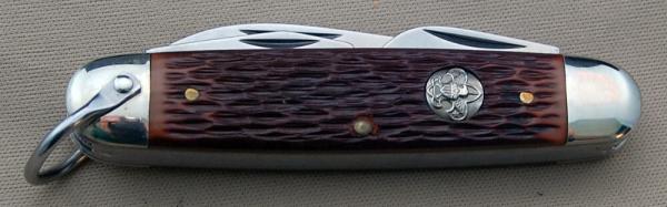Official BSA Scout Knife Camillus BSA #1996 4-Blade Includes Box & Papers (033)
