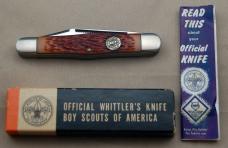 Official BSA Scout Knife Camillus Whittler Model #1047 Original Box Papers (010)
