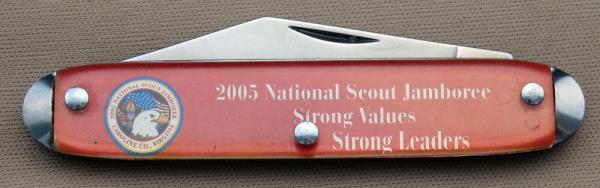 Official BSA 2005 Camillus Jamboree Souvenir Scout Knife w/Box Near Mint (059)