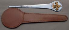 Official BSA Model #5537 Scout Letter Opener With Sheath from 1965-1972 (056)