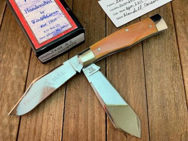 Wendell Carson Gunstock Swordfish Spike Bone Rare Gold 2011