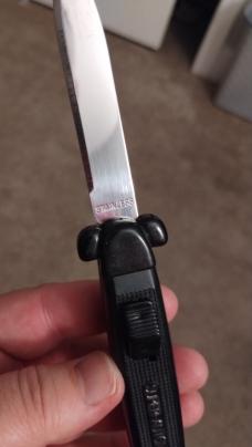 Rare Super-Automatic Black & Gold with Pocket Clip