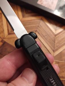 Rare Super-Automatic Black & Gold with Pocket Clip