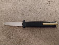 Rare Super-Automatic Black & Gold with Pocket Clip