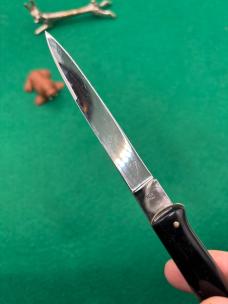 Large Ackermannchen Type Knife with Mystery Notches on Spine
