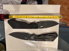 Mic Strider SMF NSN Custom Fatty Knife Black/ Titanium 